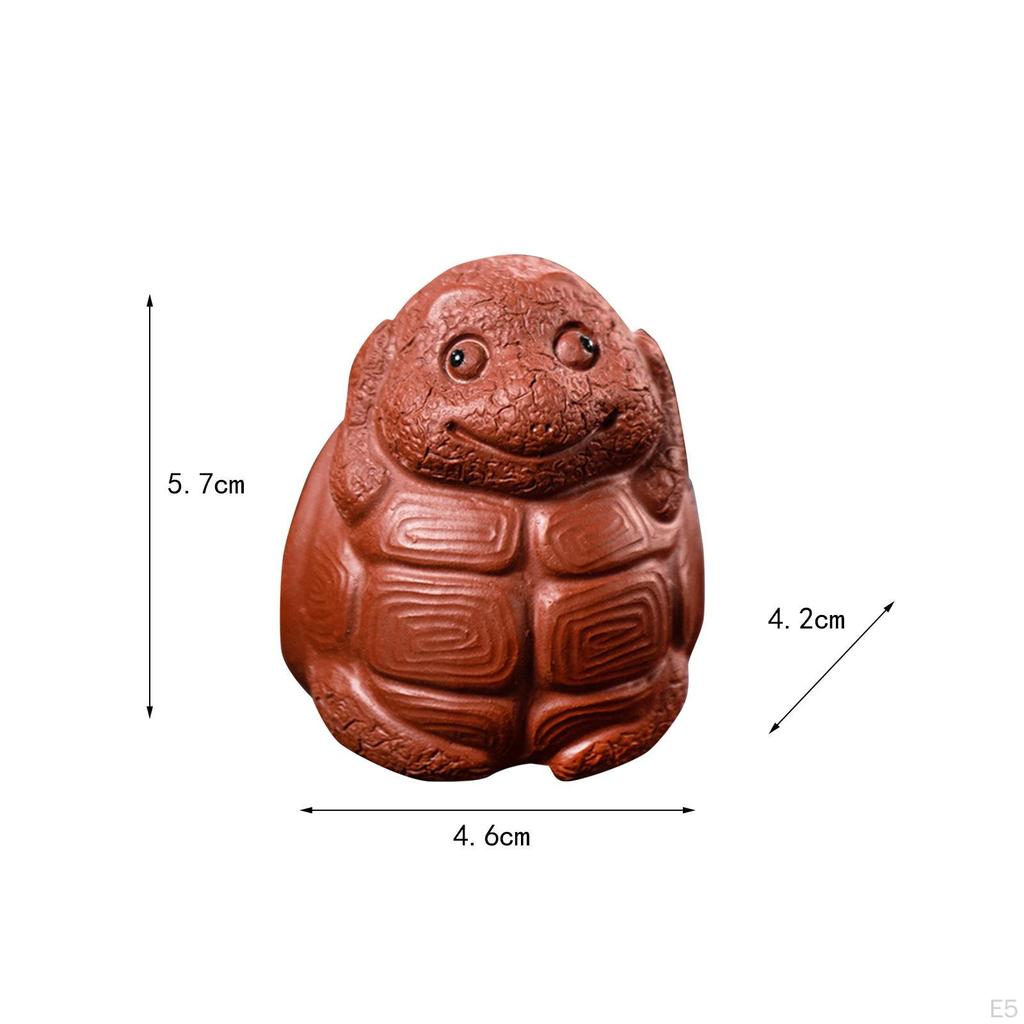 Ceramic Clay Mini Turtle Sculpture Miniature DIY Terrarium Crafts Table Decor Souvenir