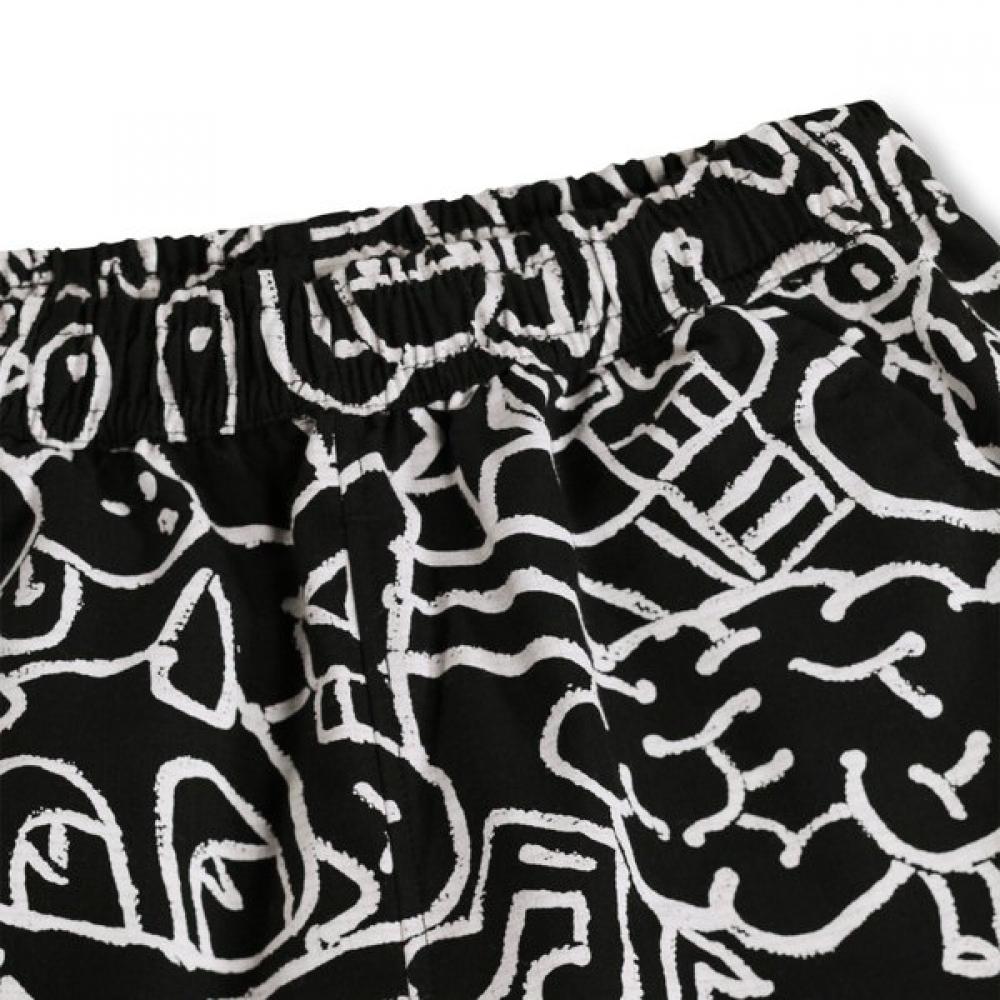 Molo [26ss] 3 8 Years AbArt Art Print Shorts Akis9pt006