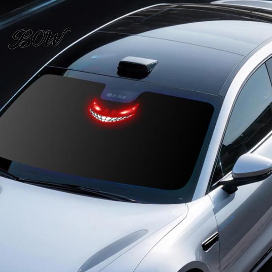 Einfach zu installierendes Saugnapflicht, Solare Auto-Fensterleuchte, Dynamische blinkende LED-Lampe, Automatischer Außen-Glow, Kabelloses Dämonenauge, Atmend