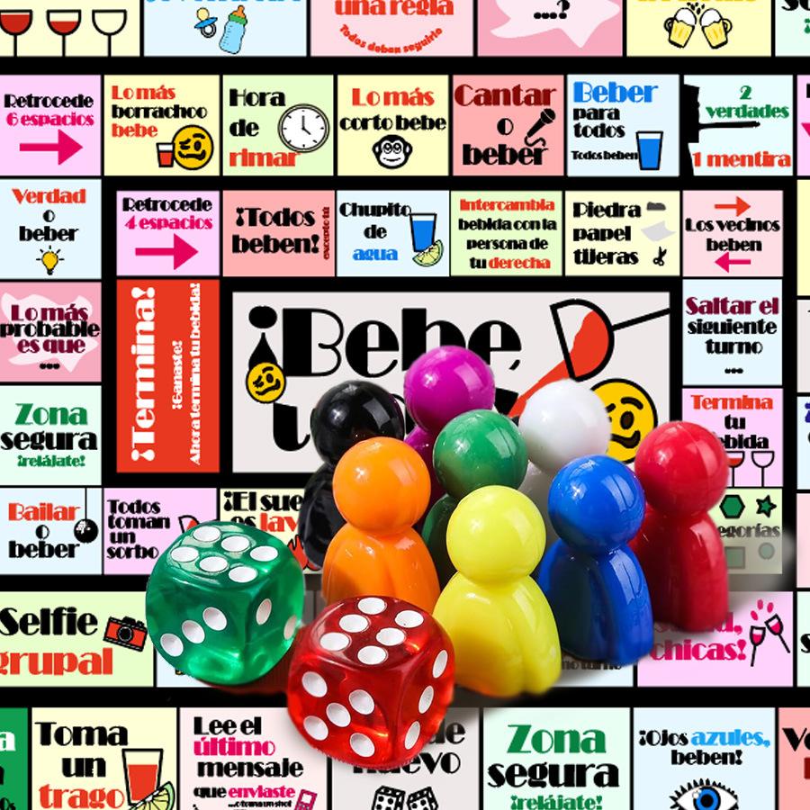 Spanish Version of Drinking Monopoly for Couples Adult Dating Board Game Bachelorette Party