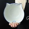 8 Inch Cartoon Kitty Bowl Ceramic Noodle Bowl Large Ramen Bowl Chinese Restaurant Dinnerware Maneki Neko Cat Soup Salad Bowl