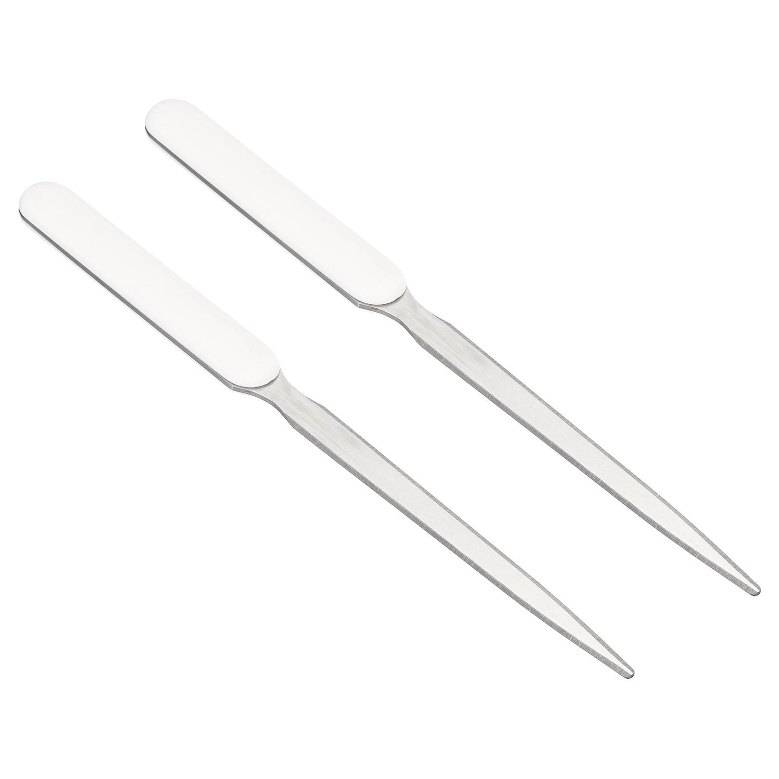 2Pcs Letter Opener Knife Stainless Steel Lightweight Handle Express Package Cutter Envelope Mail Opener for Parcel Box Open