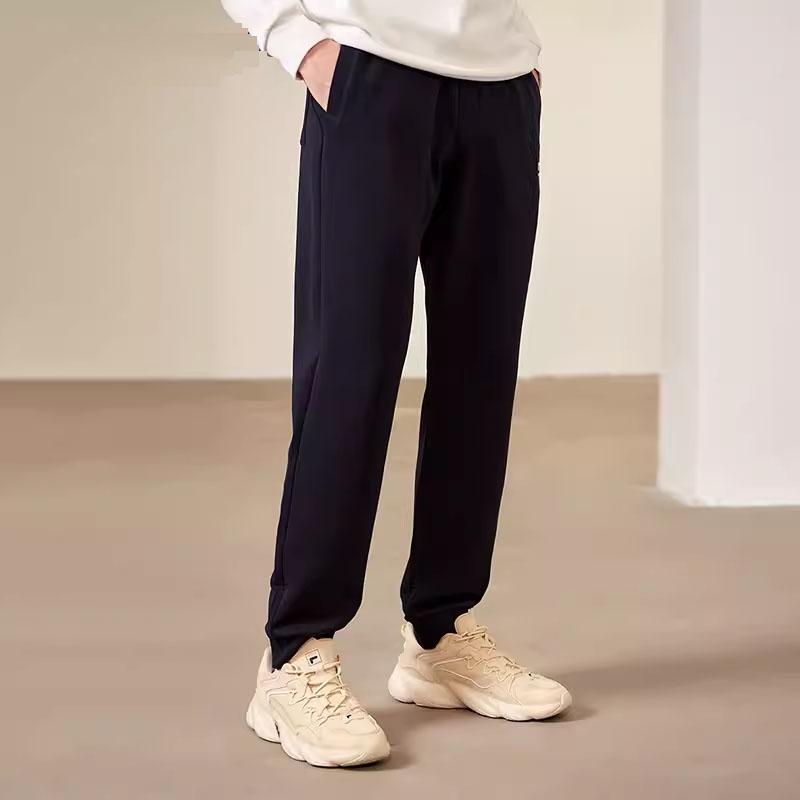 New FILA Knitted Sweatpants Men's Blue F51M138694FNV