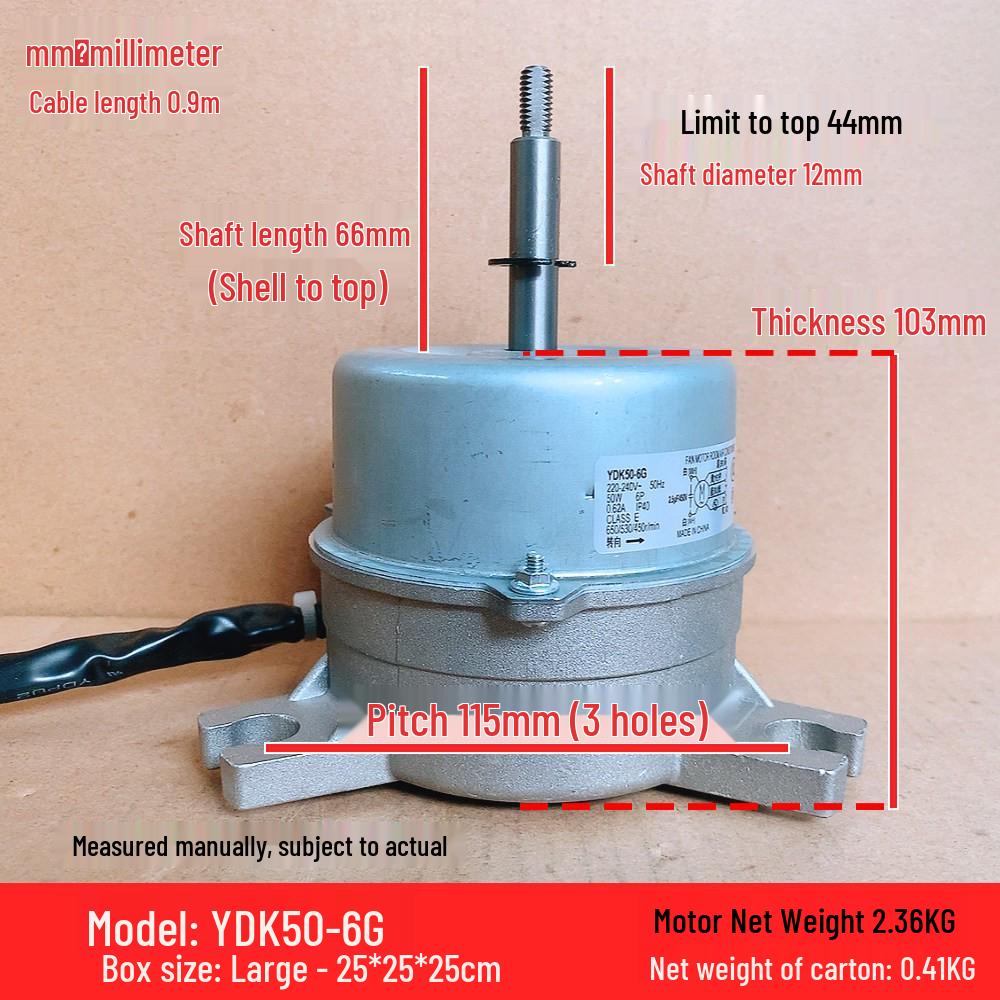 YDK50-6G Motor for Midea/Hualing Ceiling Cassette Indoor AC Fan