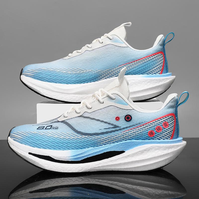 Men's outdoor students breathable casual sneakers four seasons light soft-sole speed running shoes fashion racing sports shoes