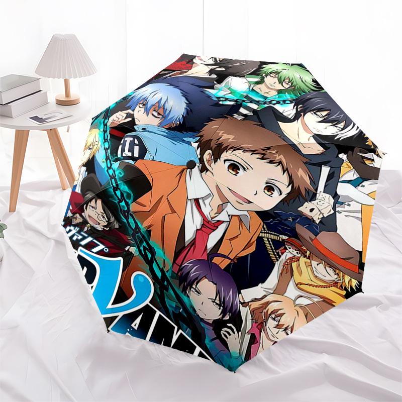 

1pc SerVamp Outdoor Umbrella - Automatic Opening/Closing, Portable 3-Fold Design with 8-Bone Iron Frame, Perfect Gift for Fans, Travelers, Daily Use,