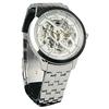 COGU Double-Sided Skeleton Automatic Watch, 3001M, White, Parallel Movement