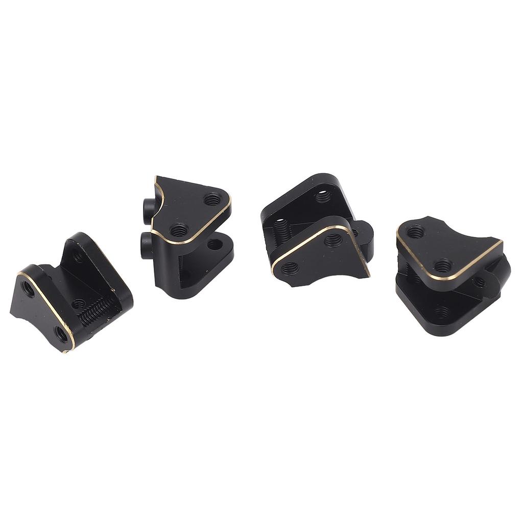 4pcs RC Crawler Link Mount Black Coating Increase Front Rear Axle Weights Brass Axle Link Rod Mount for SCX10 II AR44