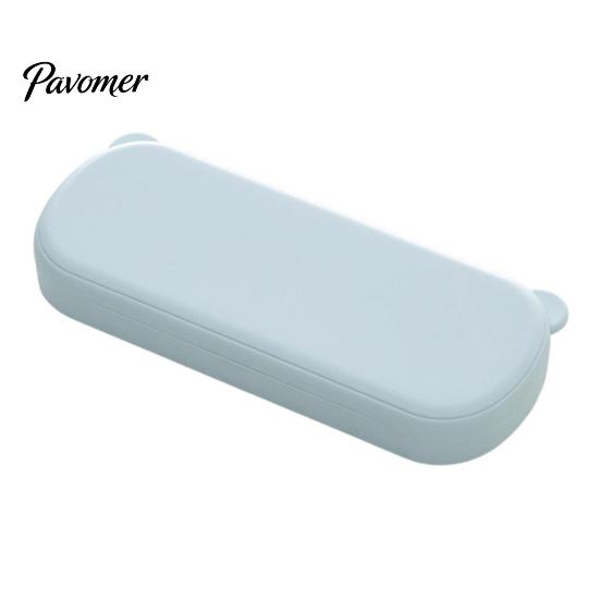Color Pencil Case Large Capacity with Compartments, Macaron Plastic Stationery Storage Box Box, Portable Student Pen Bag for School Office Home