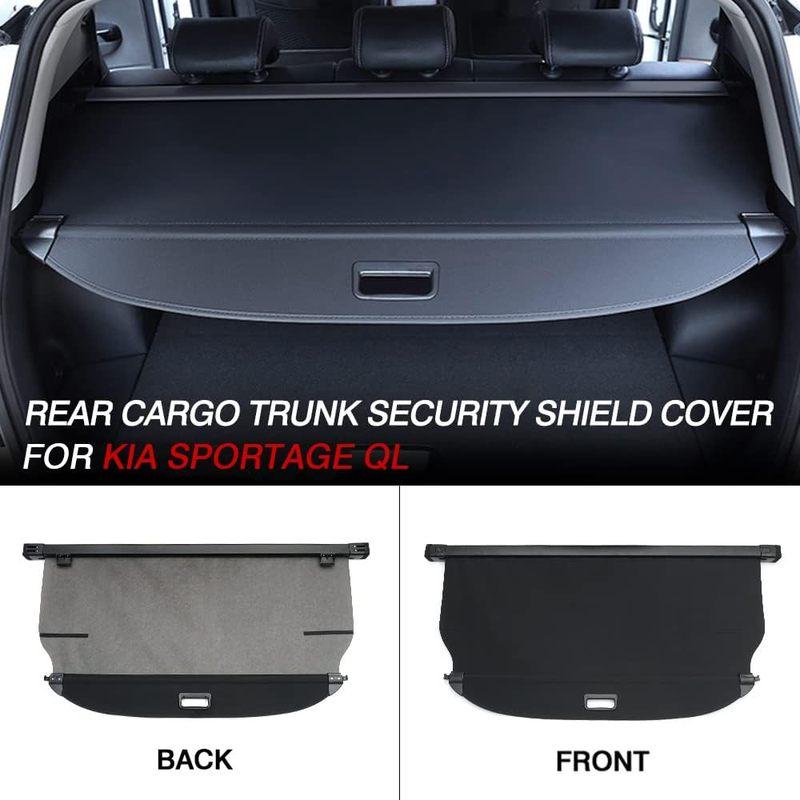 Rear Cargo Cover for 2017-2022 Kia Sportage Retractable Trunk Cover Trunk Shielding Shade for Sportage Accessories Cargo Luggage
