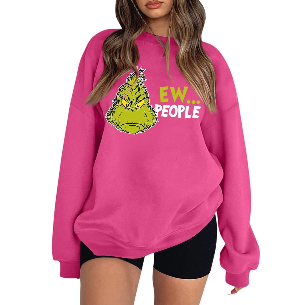 Dámská mikina Colorblock Dlouhý rukáv Kulatý výstřih Neformální Pohodlné Volné Lehká dámská mikina