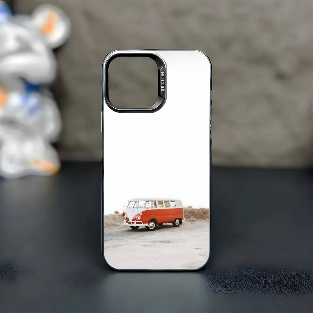 Traveling car Phone Case For iPhone17,16,15,14,13,12,11 Plus,Pro Max Black Matte Shockproof Cover