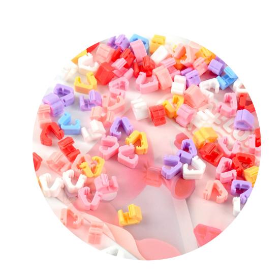 

100 шт./пакет, уплотнительный зажим для воздушного шара, многоразовый герметичный пластиковый V-образный зажим для пуговицы, принадлежности для вечеринок разноцветный