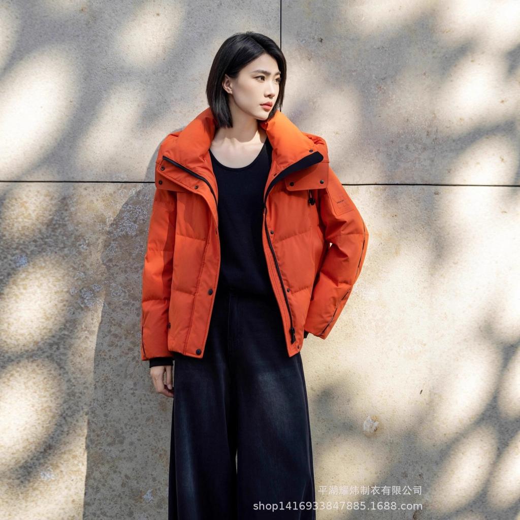 Short goose down jacket women's new standard high-quality goose down jacket women's jacket
