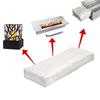 1Pcs White Sponge For Fireplace Ovens And Gel Burner Calcium-Magnesium-Silicate Fibres Firplace Firebox Safety Fire Sponge