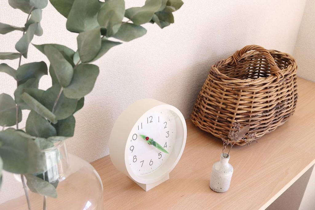 Lemnos Analog Wall Perch Clock Ladybird TENTO Lemnos Clock, Mini, Design, SUR20-06