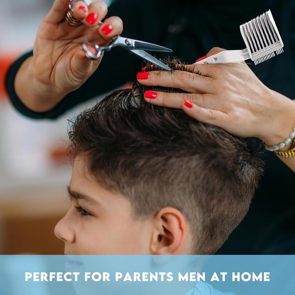 Herren Trimm- und Schiebekamm Handgehalten Friseursalon Spezifisch Schneidebereich Kamm Stylingkamm Doppelzweck Haarstyling-Werkzeuge