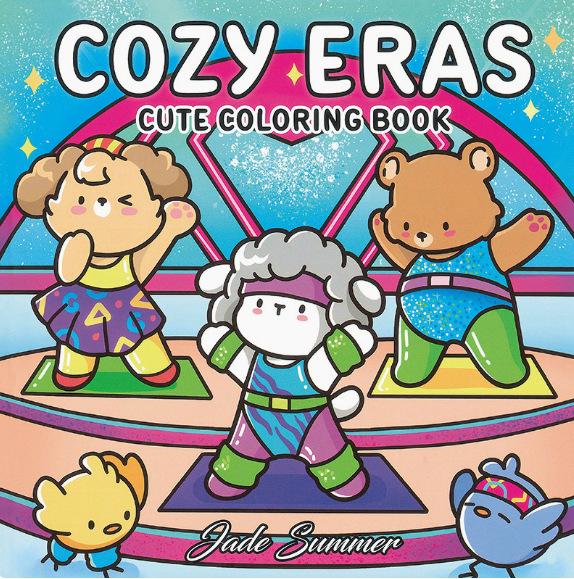 Children's Cartoon Coloring Book: Cute, Comfortable, Warm, Stress Relief, Simple Graffiti Drawing for Kids