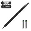Professional Metal Mechanical Pencil, 0.5/0.7mm, Low Center Gravity, Weighted Feel, Continuous Lead Feed for Drawing & Painting.