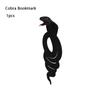1-Piece Set 3D Shark/Cobra/Crocodile Bookmarks Plastic Material 3D Bookmarks Shark Bookmark Cobra Bookmark Crocodile Bookmark