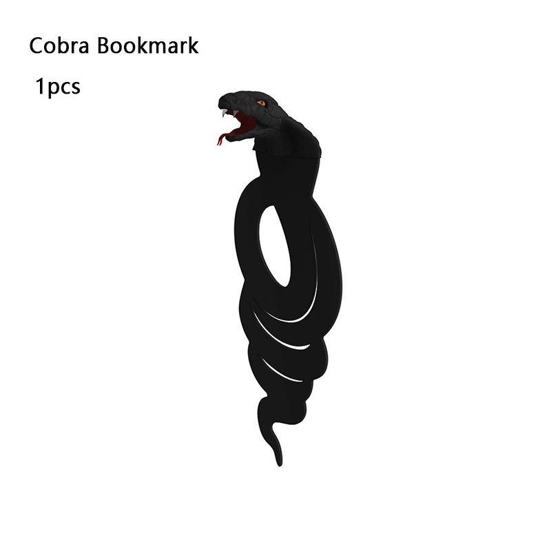 

1-Piece Set 3D Shark/Cobra/Crocodile Bookmarks Plastic Material 3D Bookmarks Shark Bookmark Cobra Bookmark Crocodile Bookmark