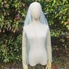Gothicism Styles Veil Black Meshes Unique Veil Halloween Vintage Bridal Veil for Wedding Ceremonies