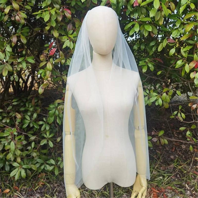 Gothicism Styles Veil Black Meshes Unique Veil Halloween Vintage Bridal Veil for Wedding Ceremonies