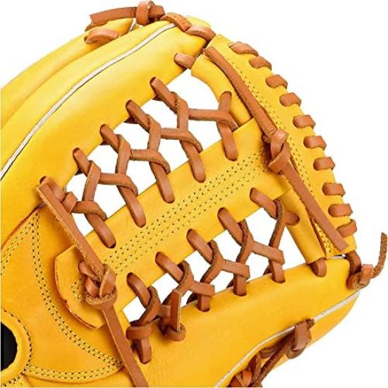 Rawlings Adult Baseball Glove GRXPMN55 Gold Throw [Special Edition] 11.75 Inch, All-Around, Tan, Right-Handed (Left-Handed Throw)