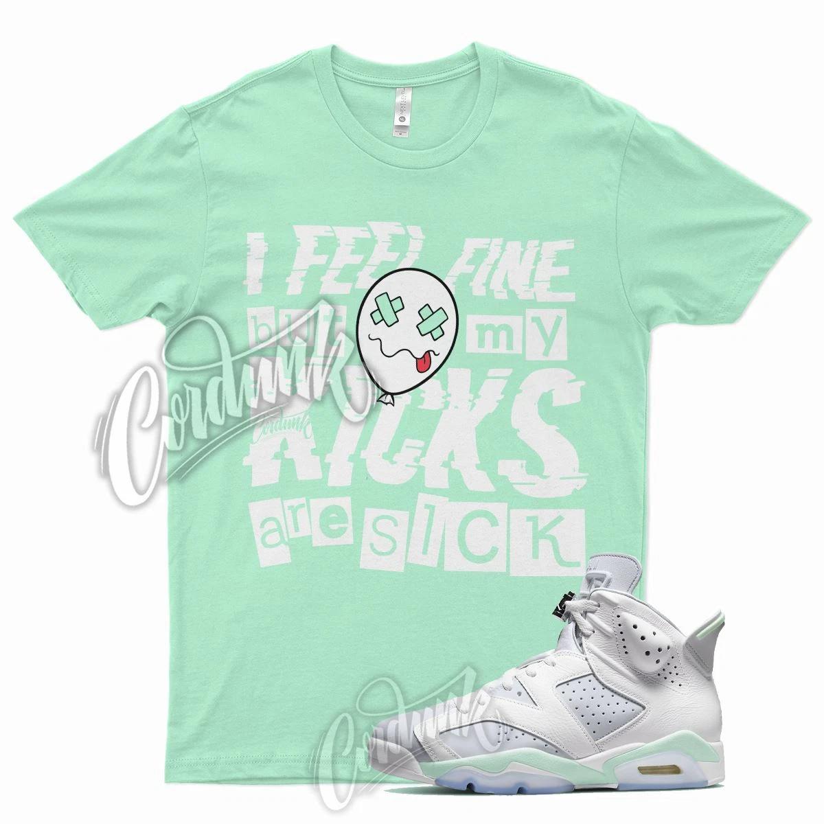 

SICK T Shirt for J1 6 WMNS Mint Foam Pure Platinum Green Glow Dunk Low 1 Mid 3XL