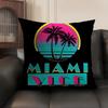 M-Miami Vice Movie Cool Cushion Cover Natural Linen Organic Fabric Double-Sided Printing Sofa Home Decor Gift Pillow Case