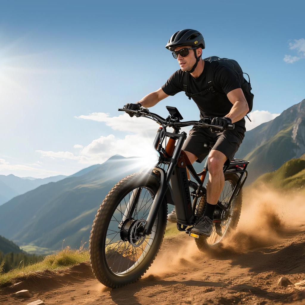 Electric Bike PULUMA PE86 Pro 26 Inch Tires 500W*2 Motor 48V20Ah Battery Torque Sensor 40km/h Max Speed 150km Max Range