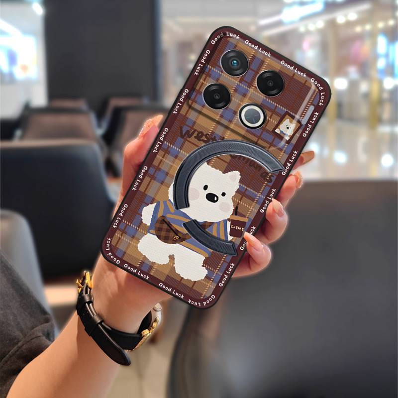 

Прочный силиконовый чехол для телефона для infinix GT 20 Pro/X6871 Животные Милый Противоударный Граффити Защита от ударов Мультяшный ТПУ infinix GT 20 Pro/X6871