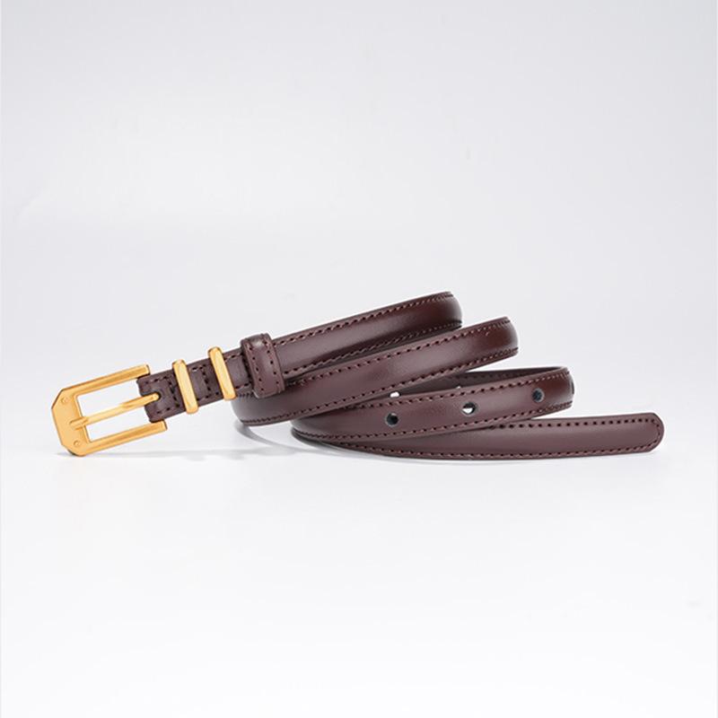 

Ремень с игольной пряжкой для женщин, модный ремень из натуральной кожи для платья или костюма, женский кожаный ремень-пояс для джинсов 105cm