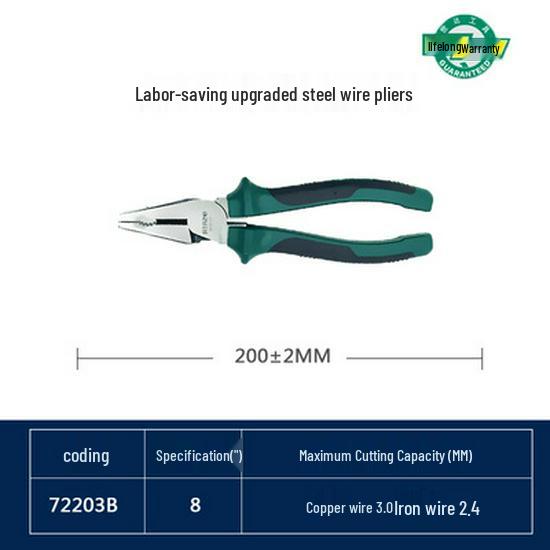 SATA Elektriker-Drahtschneidezange: Modelle 72201B, 72202B, 72203B
