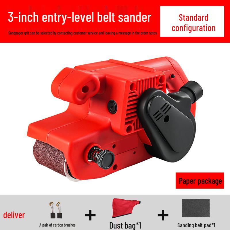 

Handheld Industrial Belt Sander for Woodworking and Household Use