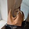 Elegant Suede Hobo Bag Women's Large Capacity Shoulder Bag Fashionable Soft Leather Handbag for Everyday Use