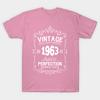 T Shirt Women Vintage 1963 Aged To Perfection Harajuku Print Kawaii Tshirt Summer Short Sleeve Female T-Shirt Top Tee