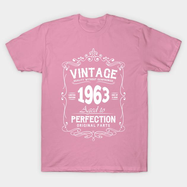T Shirt Women Vintage 1963 Aged To Perfection Harajuku Print Kawaii Tshirt Summer Short Sleeve Female T-Shirt Top Tee