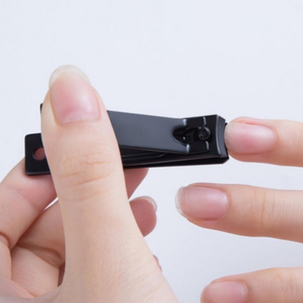 Stainless Steel 7-Piece Nail Set Elegant Black Nail Clippers Nail Clippers Nail File Full Manicure Beauty Tools