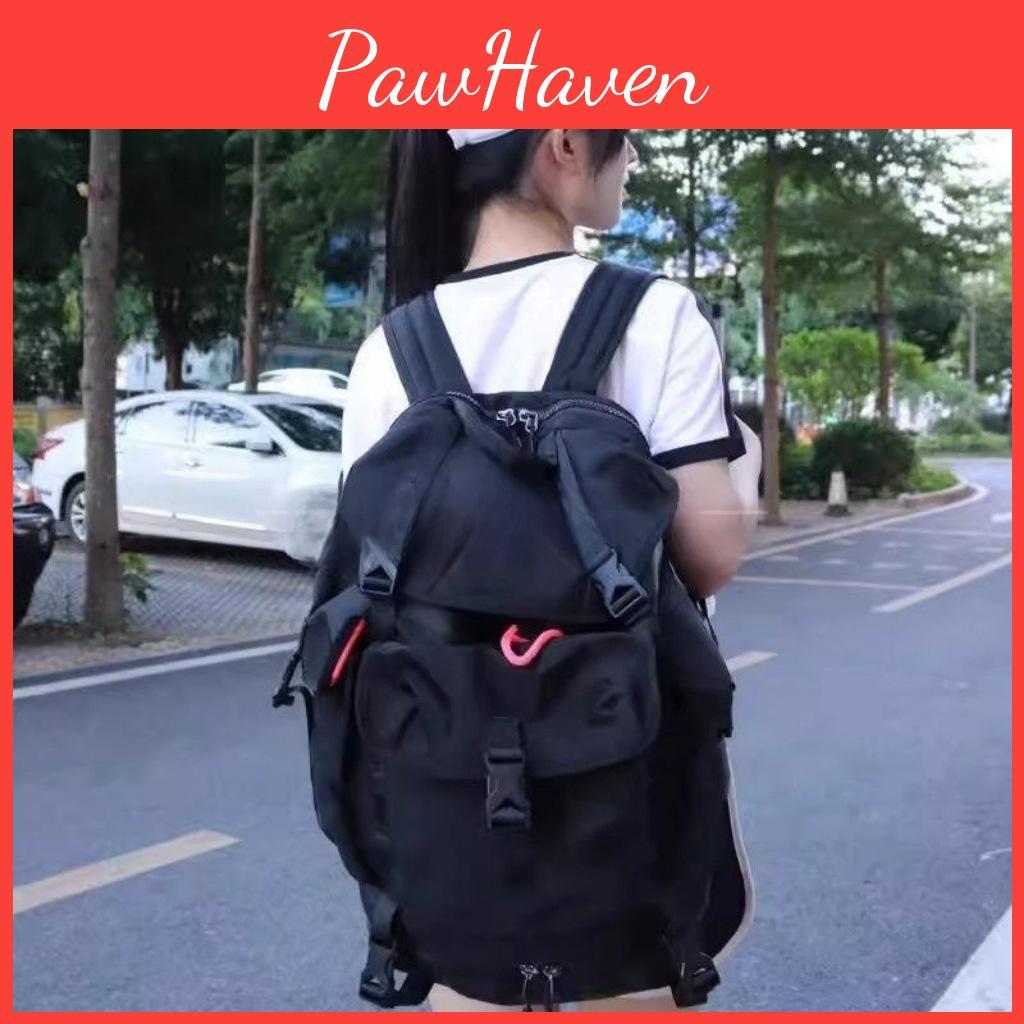 Solid Color Fashionable Large Capacity Student Backpack For Outdoor Sports