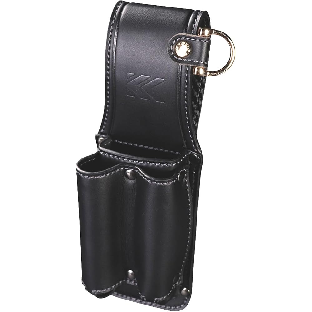 Fujiya AH-13BG Cutter Marker 2-Tier Holder Black Gold LIGHT PU LEATHER SERIES