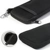 Estuche Portátil de Alta Calidad para Gafas Doble Bolsillo con Mosquetón Estuche para Gafas de Sol Multifuncional Duradero Cremallera Estuche para Gafas