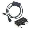 Large Power 2A USB Male to Female Connector Short Cable Manual Switches Operate Travel Friendly Designs for Electronics