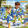 New Magnetic Building Block Railcar Magic Ever-Changing Children Diy Puzzle Assembling Creative Birthday Surprise Gift Toys