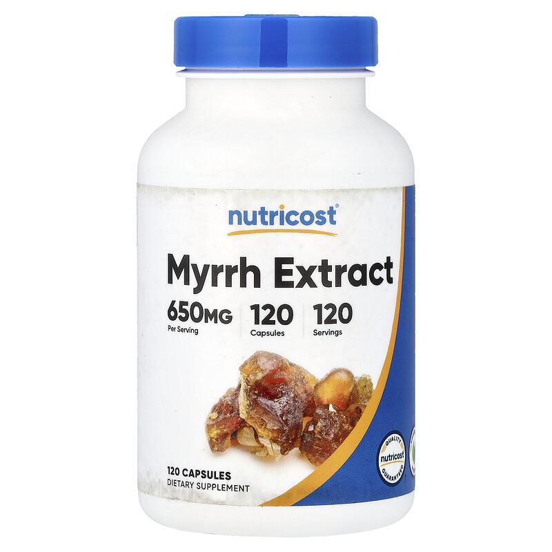 Myrrh Extract, 650 mg, 120 Capsules