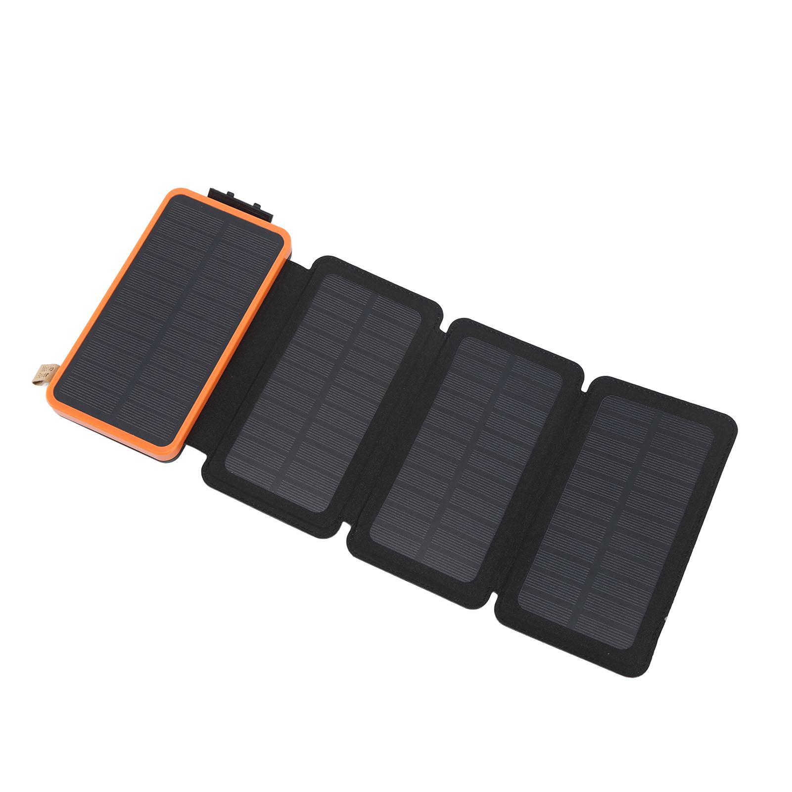 

Солнечное зарядное устройство складное ударопрочное IP67 водонепроницаемое портативное солнечное зарядное устройство для наружного использования оранжевый