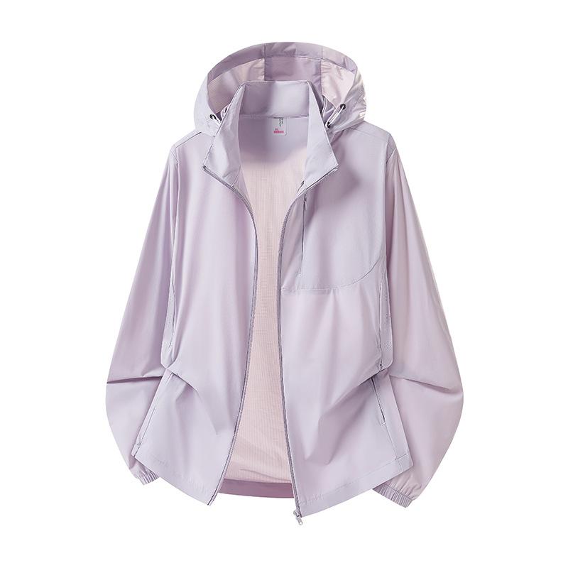 Nylon original yarn new ice silk cool jacket women's sunscreen clothing summer UV protection breathable sunscreen clothing men