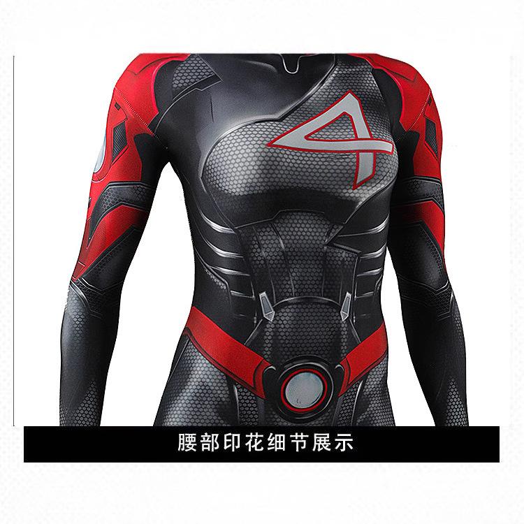 Susan Sue Storm Richards Anime Game Rivals Cosplay Costume Black And Red Zentai Sexy Gothic Jumpsuit Punk Jirai Kei Customized