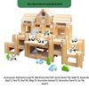Educational Children's Wooden Building Blocks - Luban Mortise & Tenon, Free Assembly Cabin Gift for June 1st