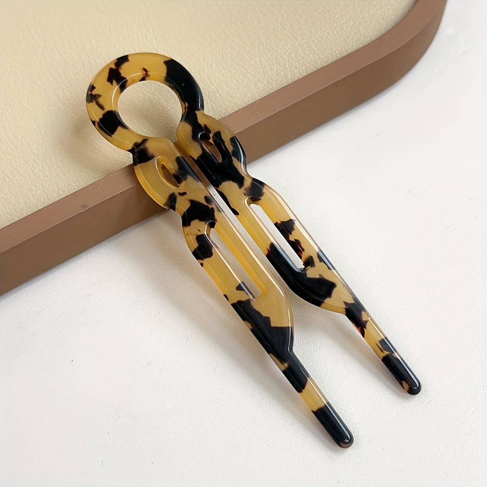 [Vintage Französische Haarnadeln] Vintage Französische Haarnadeln - U-förmige Haarspangen für Damen, Perfekt für Dutt & Hochsteckfrisuren, Instagram-tauglicher Retro-Stil